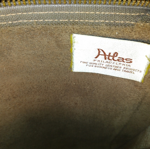 Vintage Atlas Philadelphia leather portfolio case - Picture 3 of 5